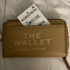 Marc Jacobs Tan Leather Wallet